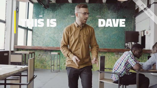 I am Dave Video Template