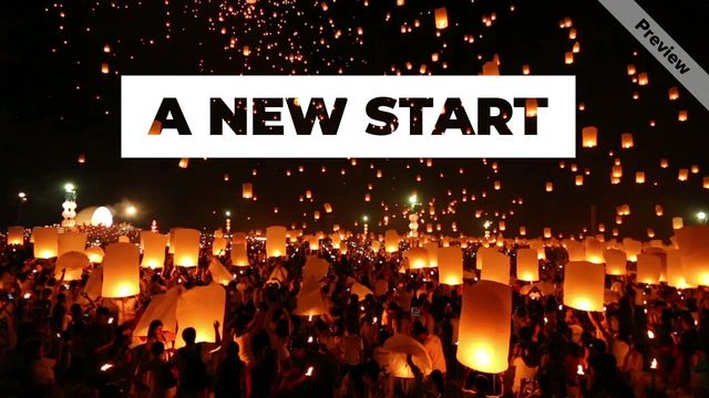 A New Start Video Template
