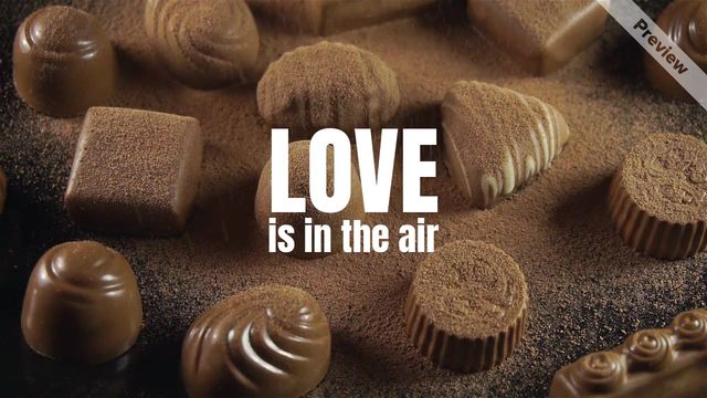 Chocolate Love Video Template
