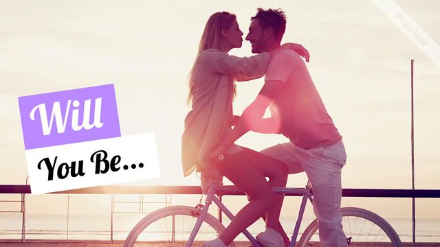 Be My Valentine Video Template
