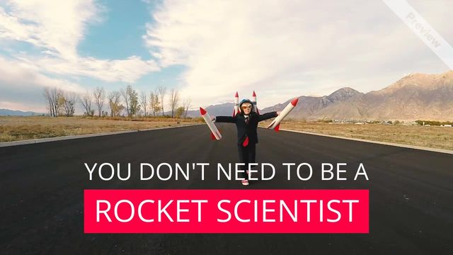 ROCKET SCIENCE Video Template