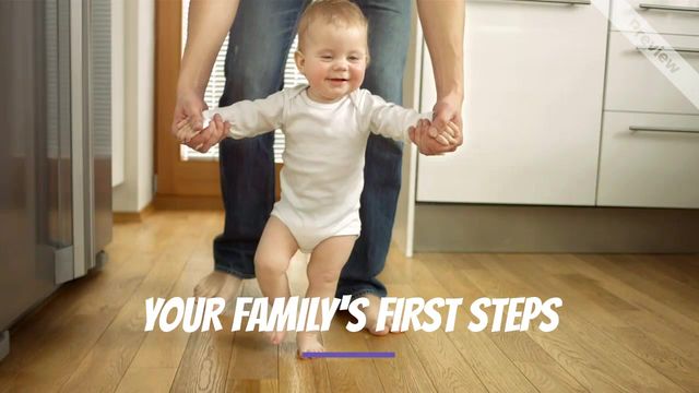 First Walk Video Template