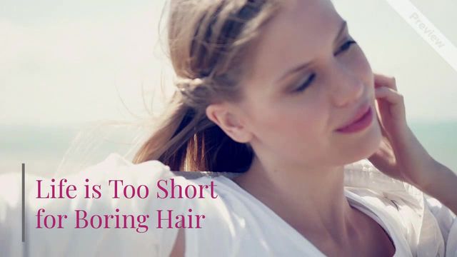 HAIR STYLES Video Template