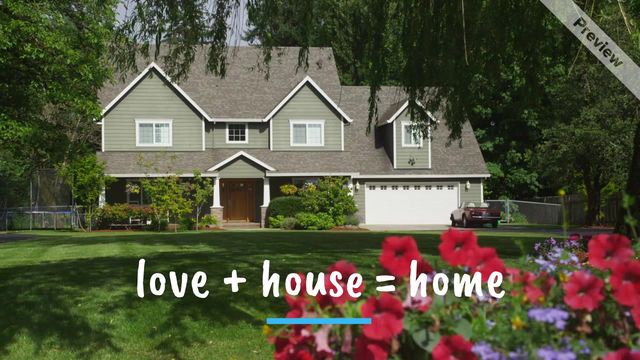 Love + House Video Template