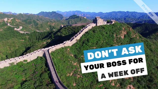 THE GREAT WALL Video Template