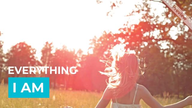 ALL I AM Video Template