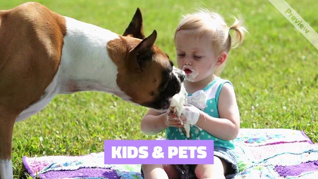 KIDS AND PETS Video Template