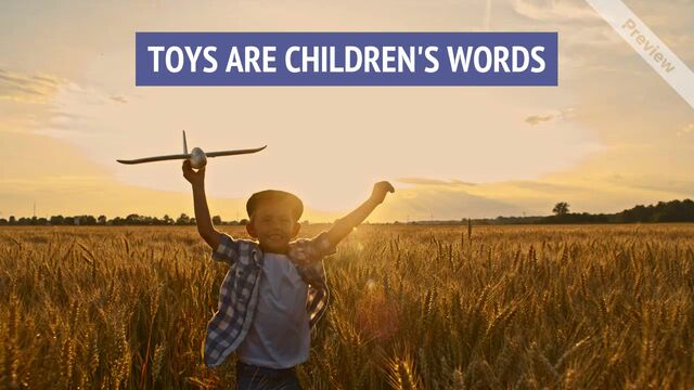 Children Words Video Template