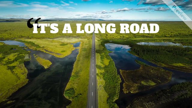 LONG ROAD Video Template