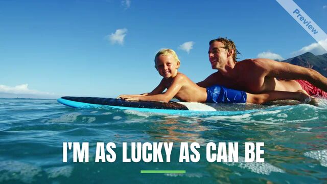 The Best Dad Video Template