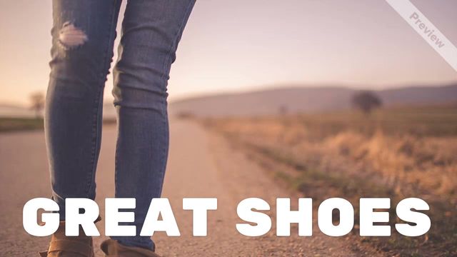 Great Shoes Video Template