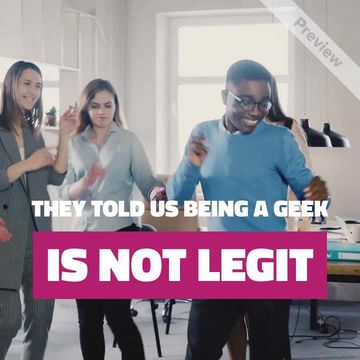 Embrace Your Geekness Day Video Template