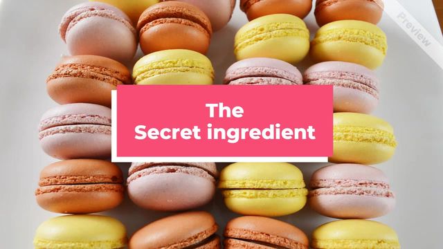 The Secret Ingredient Video Template