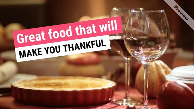 Great Food Video Template