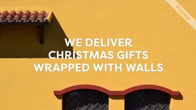 Wall Gift Video Template