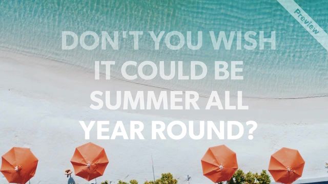 Warm Hawaii Video Template