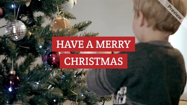 Christmas Tree Video Template
