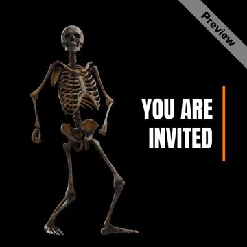 SKELETON dance Video Template