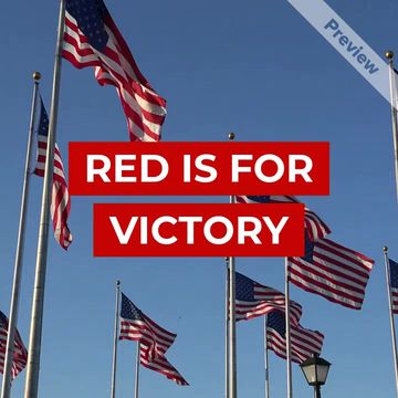 Red White Blue Video Template