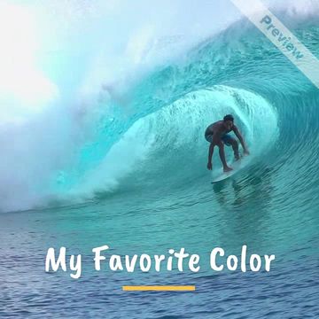 Ocean Color Video Template