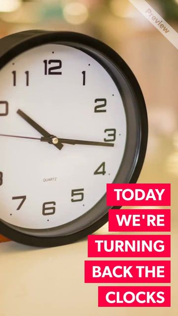 Daylight Savings Day Video Template