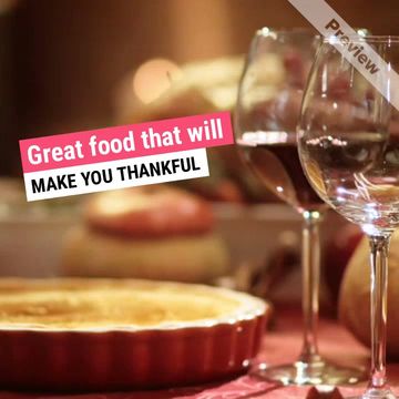 GREAT FOOD Video Template