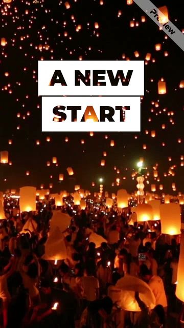 A New Start Video Template