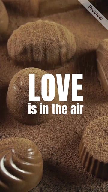 Chocolate Love Video Template