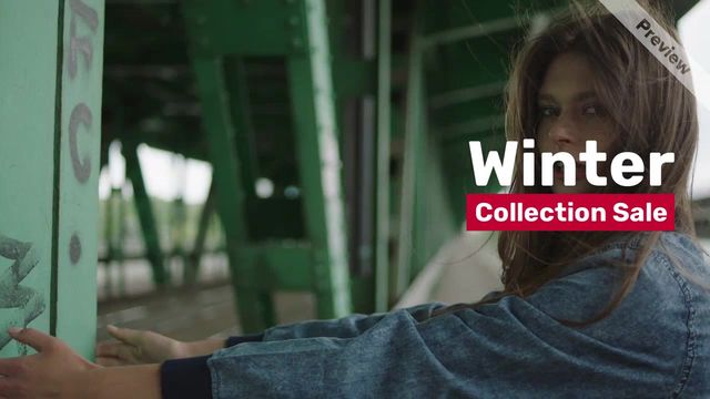 Winter Collection Sale Video Template