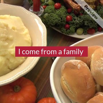 Holiday Dinner Video Template