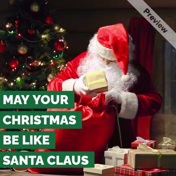 HAPPY SANTA Video Template