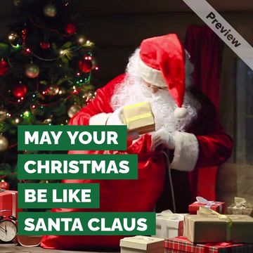 HAPPY SANTA  Video Template