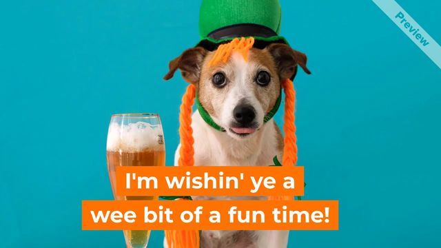 saint paddy's Video Template