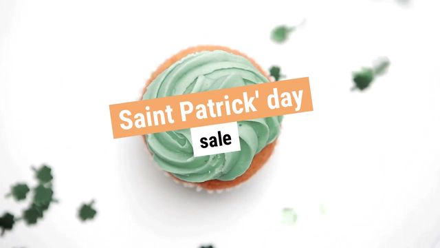 paddy's cupcake Video Template