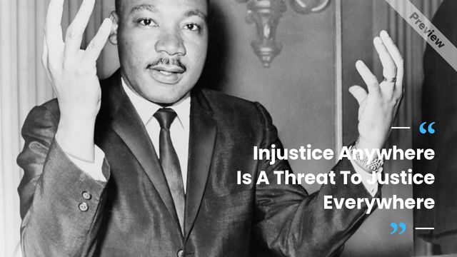 MLK Day Video Template