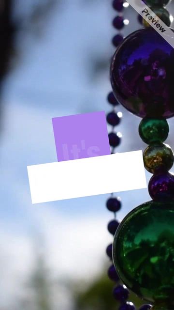 It's Mardi Gras Video Template