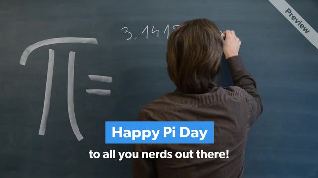 It's Pi Day Video Template