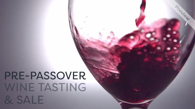 Passover wine Video Template
