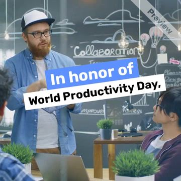 World Productivity Day Video Template