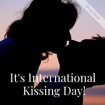 kissing day 1 Video Template
