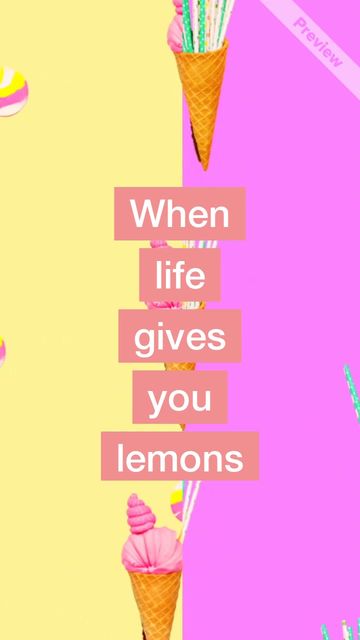 New flavors Video Template