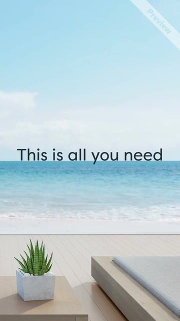 All you need  Video Template