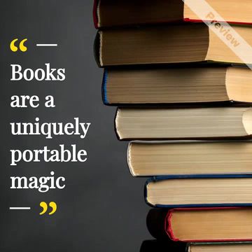 Book Lover's Day Video Template