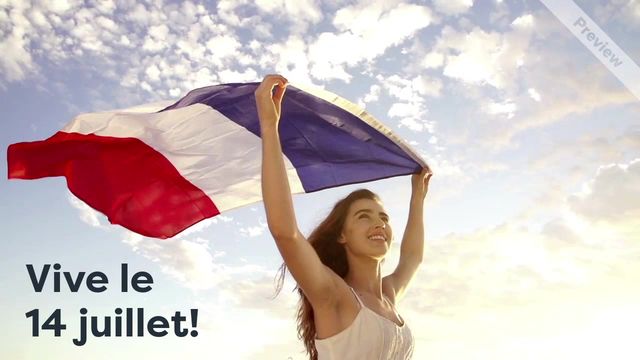Bastille Day 1 Video Template