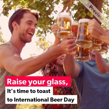 International Beer Day Video Template