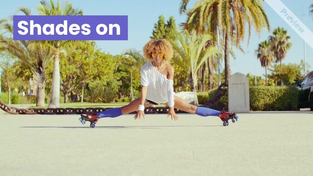 Shades On Video Template