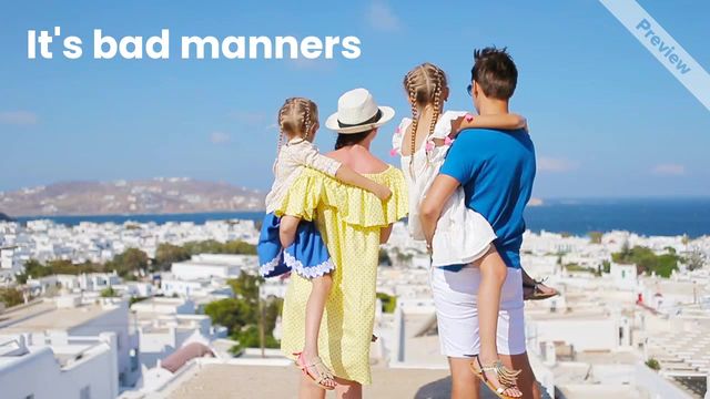 Bad Manners  Video Template