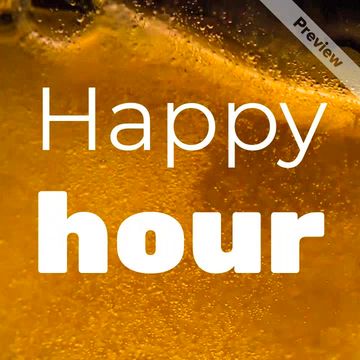 Happy Hour Video Template