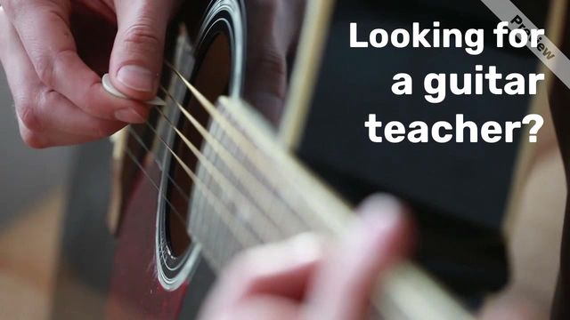 Guitar Teacher Video Template
