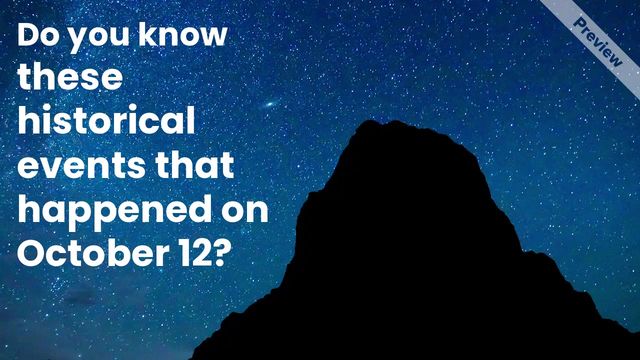 October 12 Video Template